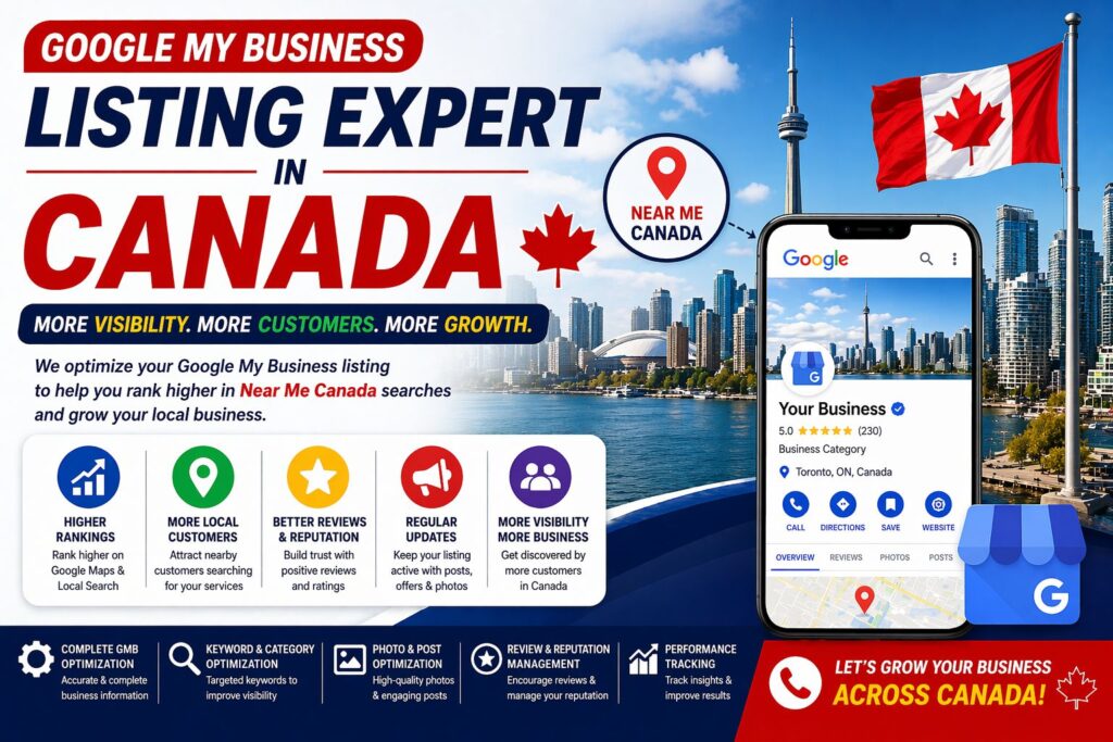 Google My Business Listing Expert In Canada