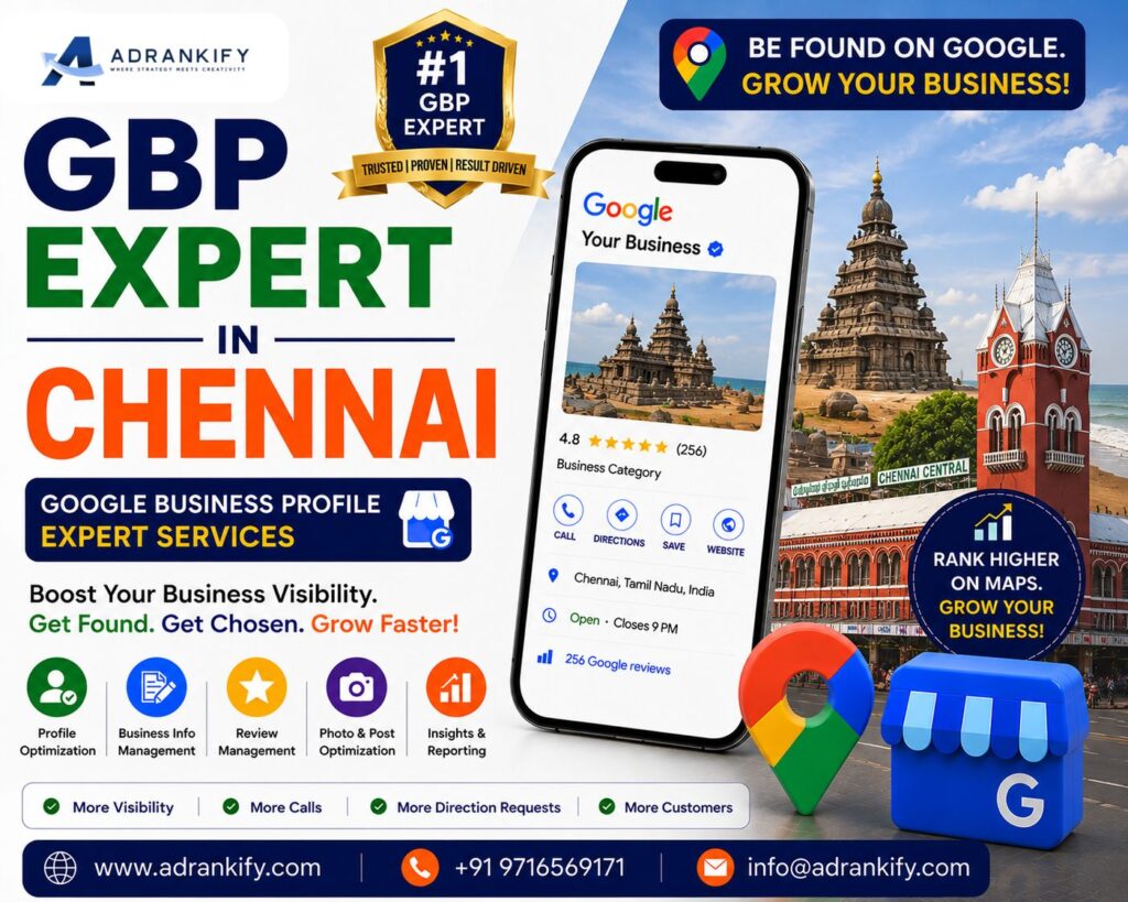 On Page Seo India GBP Expert in Chennai