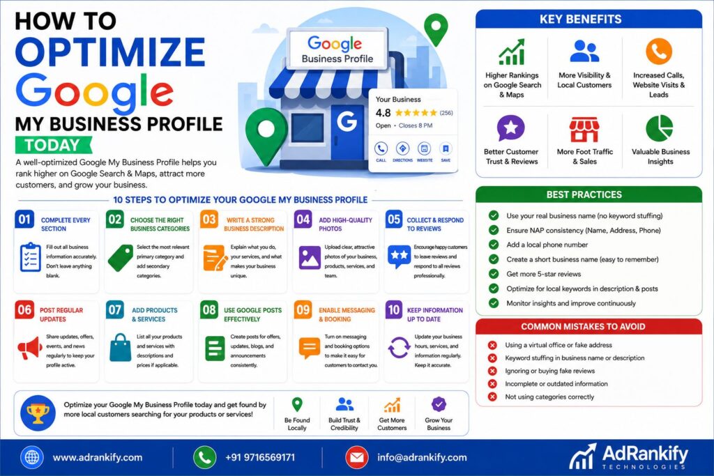 How To Optimize Google My Business Profile Today