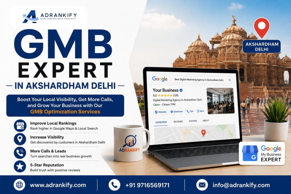 GMB Expert in Akshardham