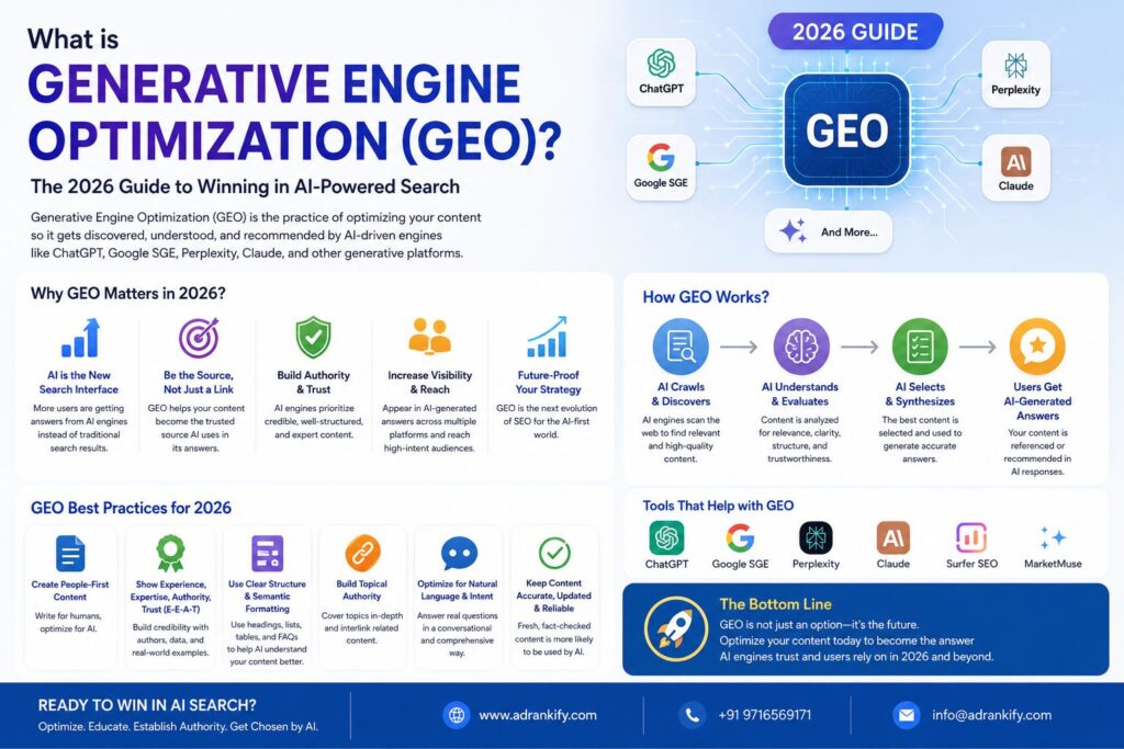 What Is Generative Engine Optimization Geo 2026 Guide